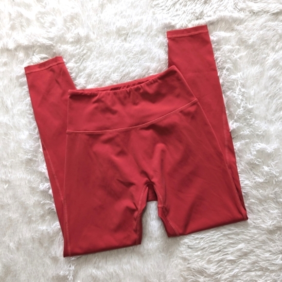 π΄SALE! Alphalete Red Coral Pulse Surge Leggings - Picture 4 of 10